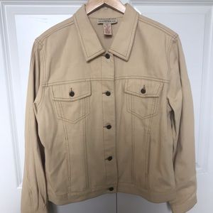 Tan Jean Jacket